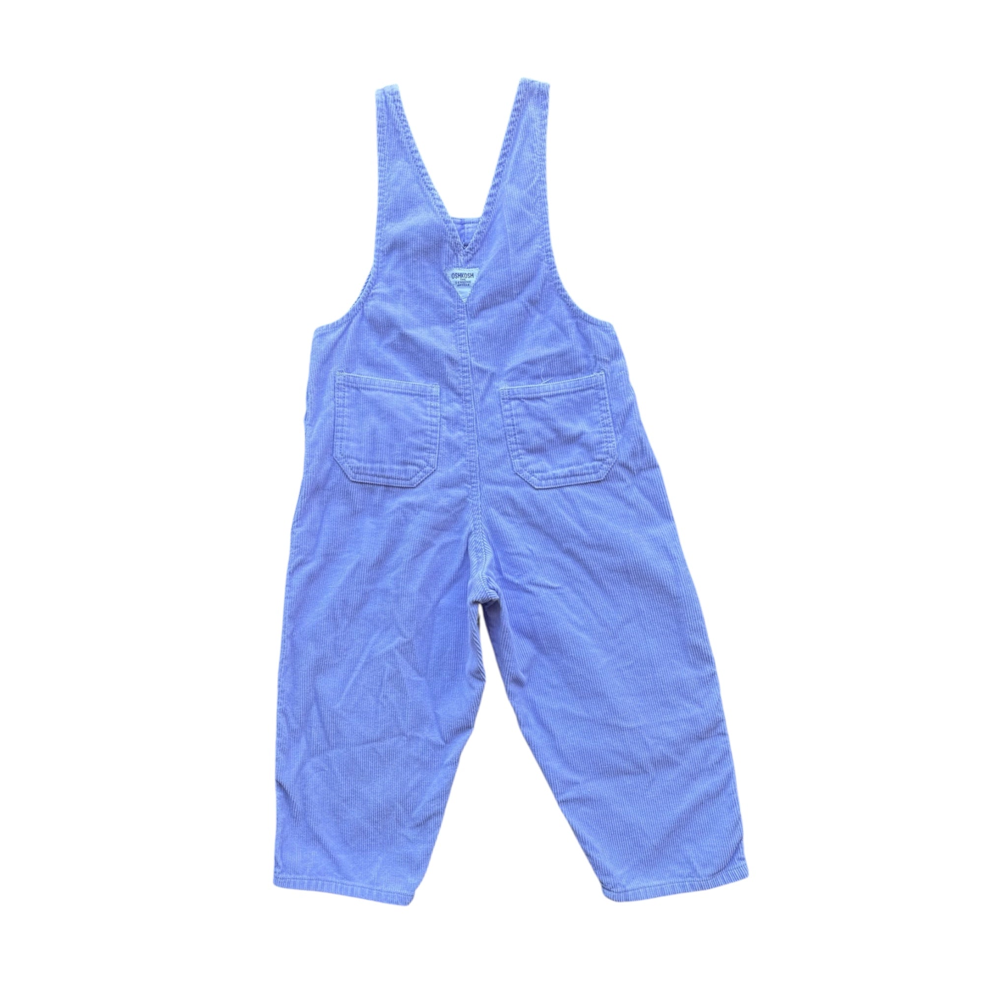 Lilac Corduroy Oshkosh Overalls (4T)