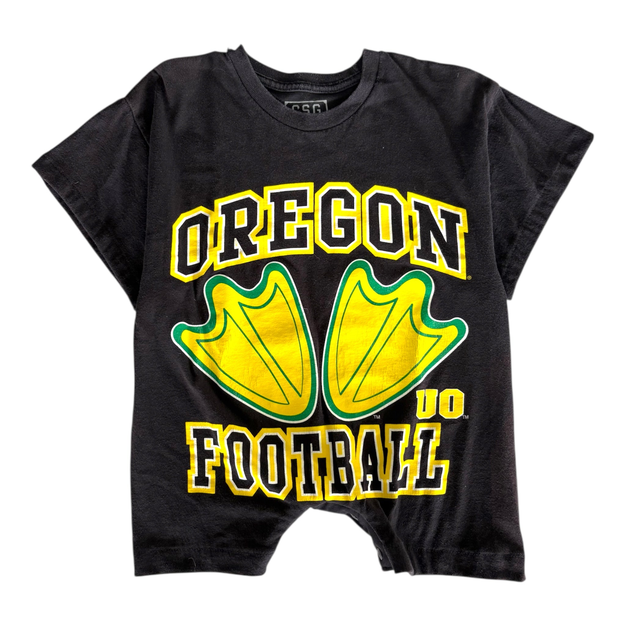 Oregon Ducks Reckless Romper (2T).