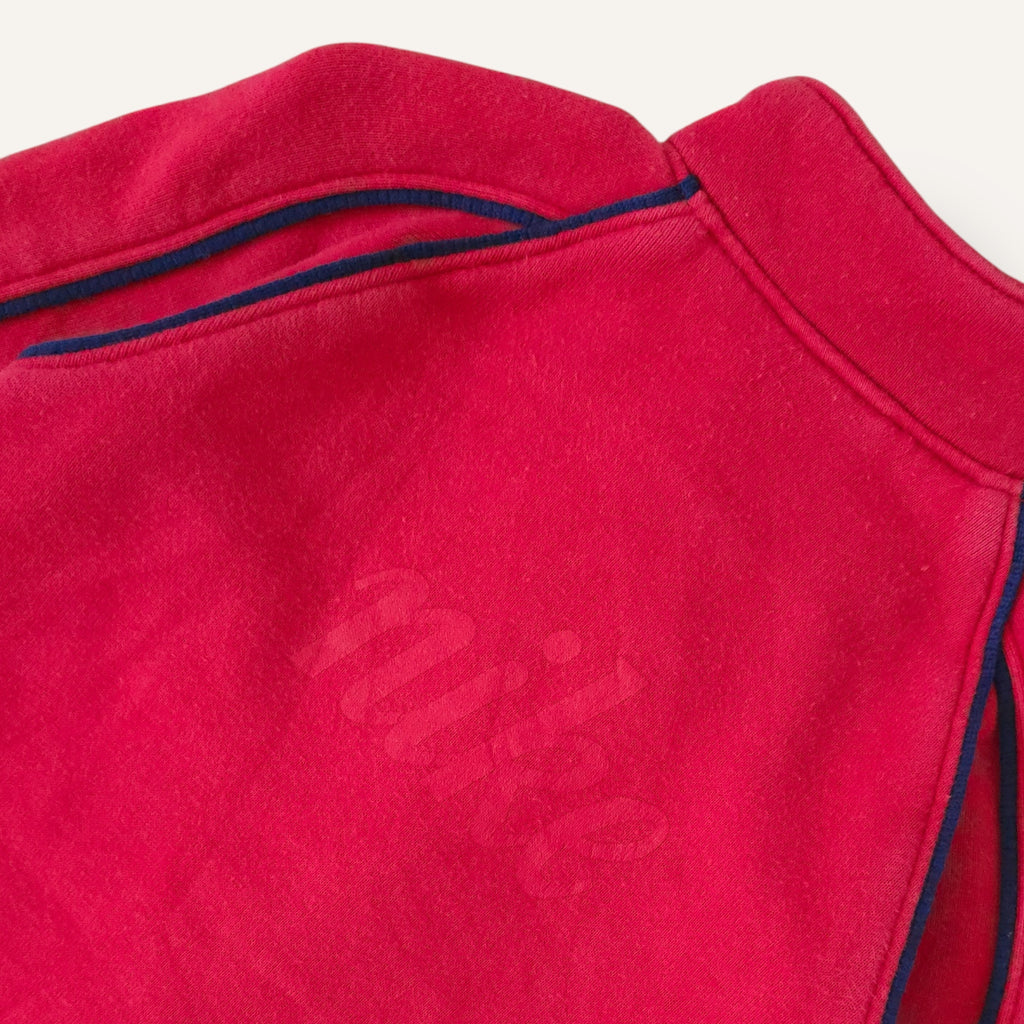Y2K Nike Red Collared Romper (2T)