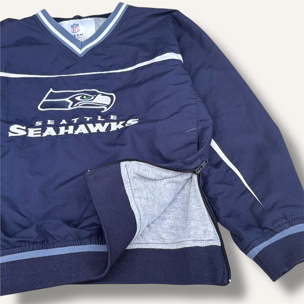 NFL Seattle Seahawks Jersey Lined Windbreaker Pullover (10/12)