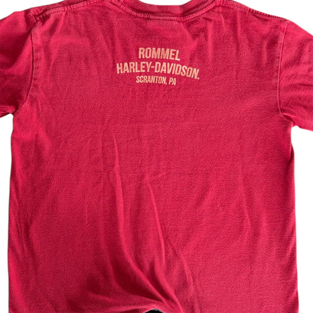 Burgundy Harley Davidson Reckless Romper (3T)