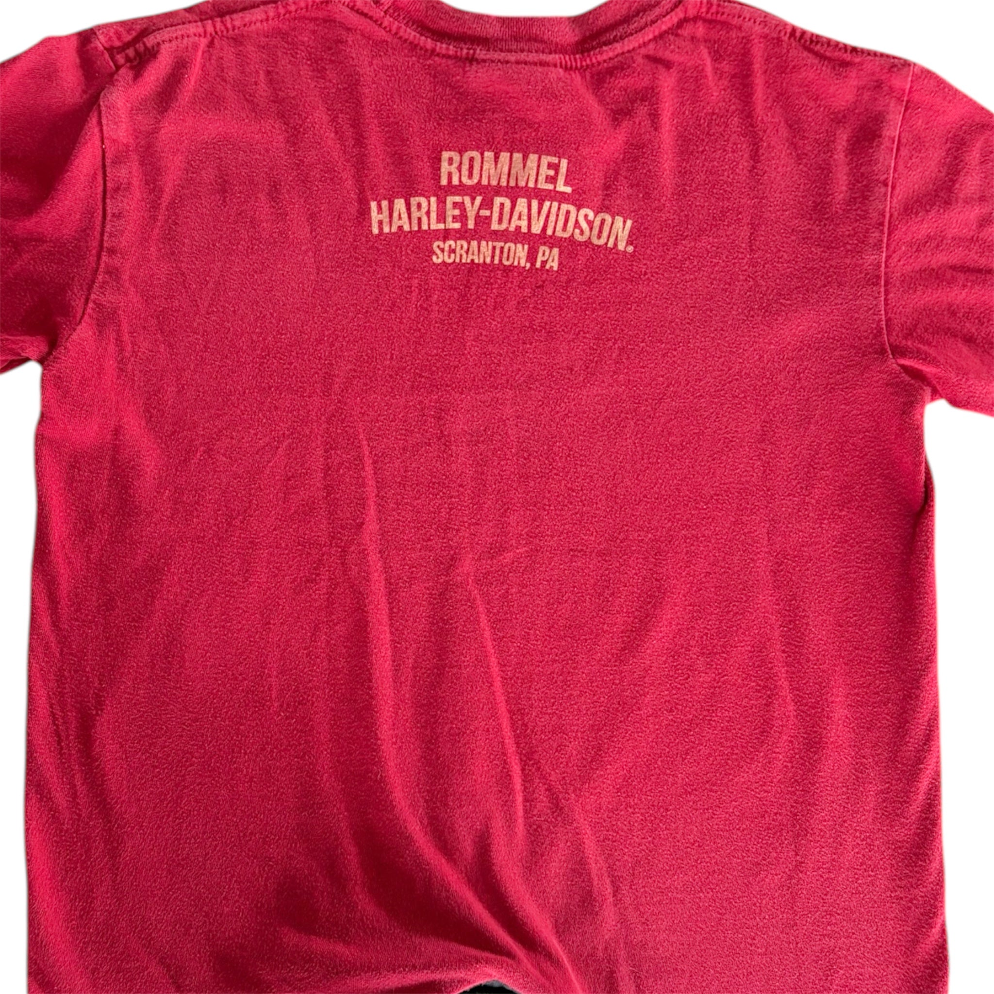 Burgundy Harley Davidson Reckless Romper (3T)