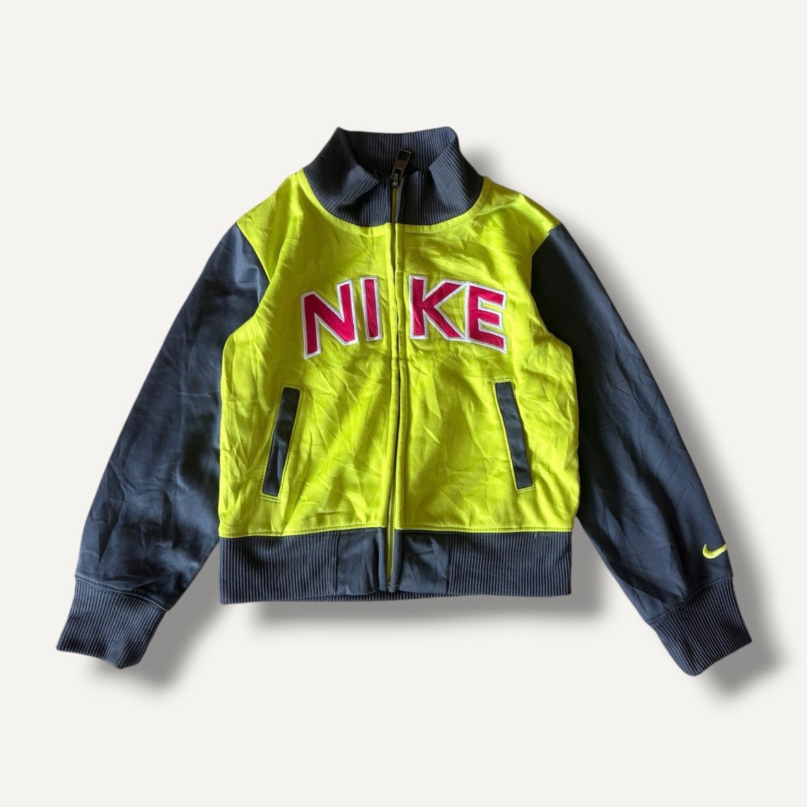 Nike Fluro Green & Grey Jacket (3T)