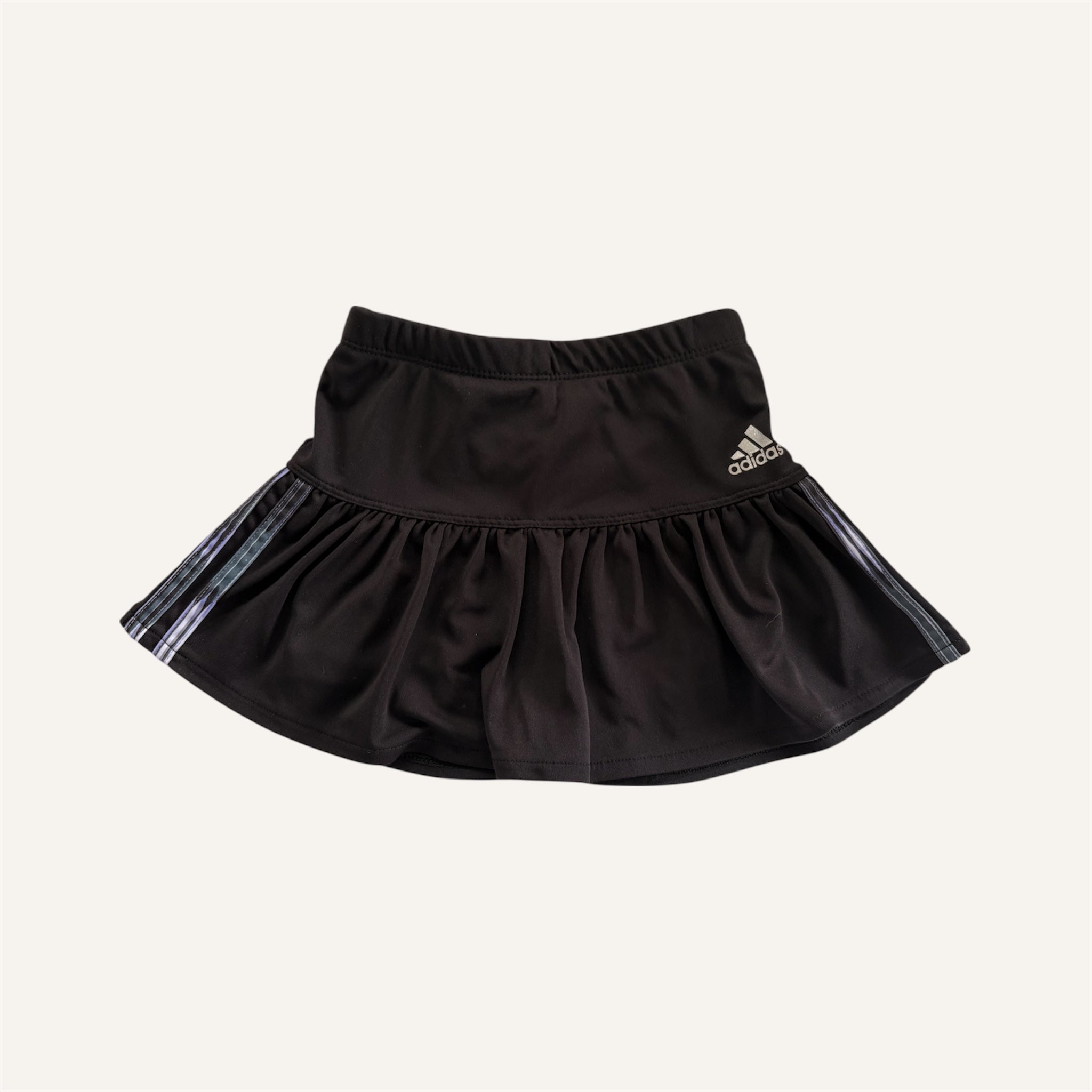 Adidas Black and Purple Athletic Skort (3T)