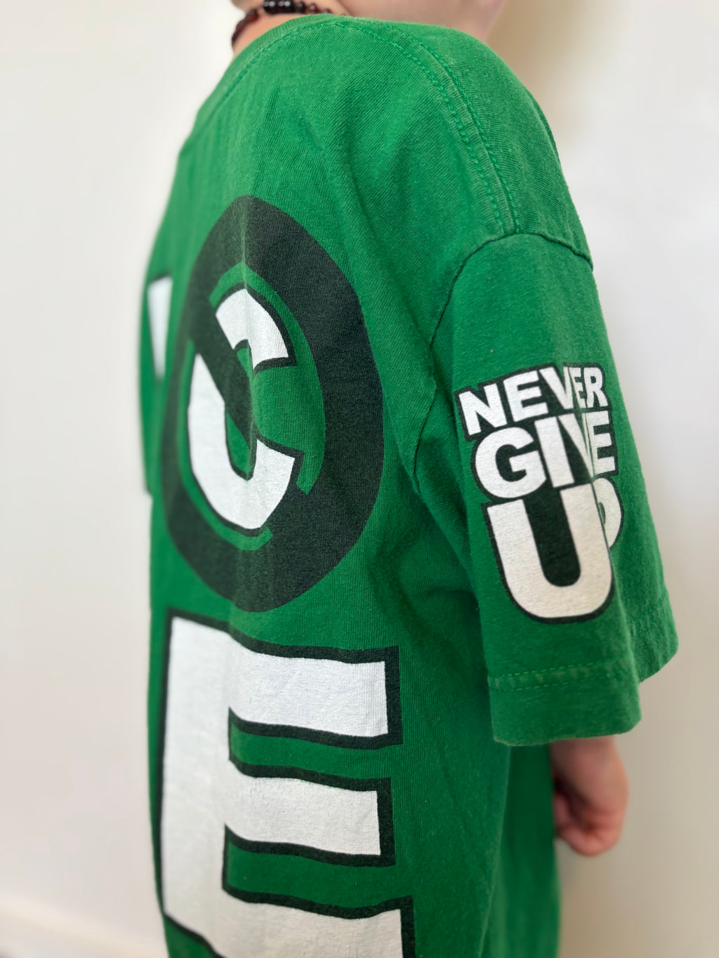 WWE Green John Cena Reckless Romper (3T)