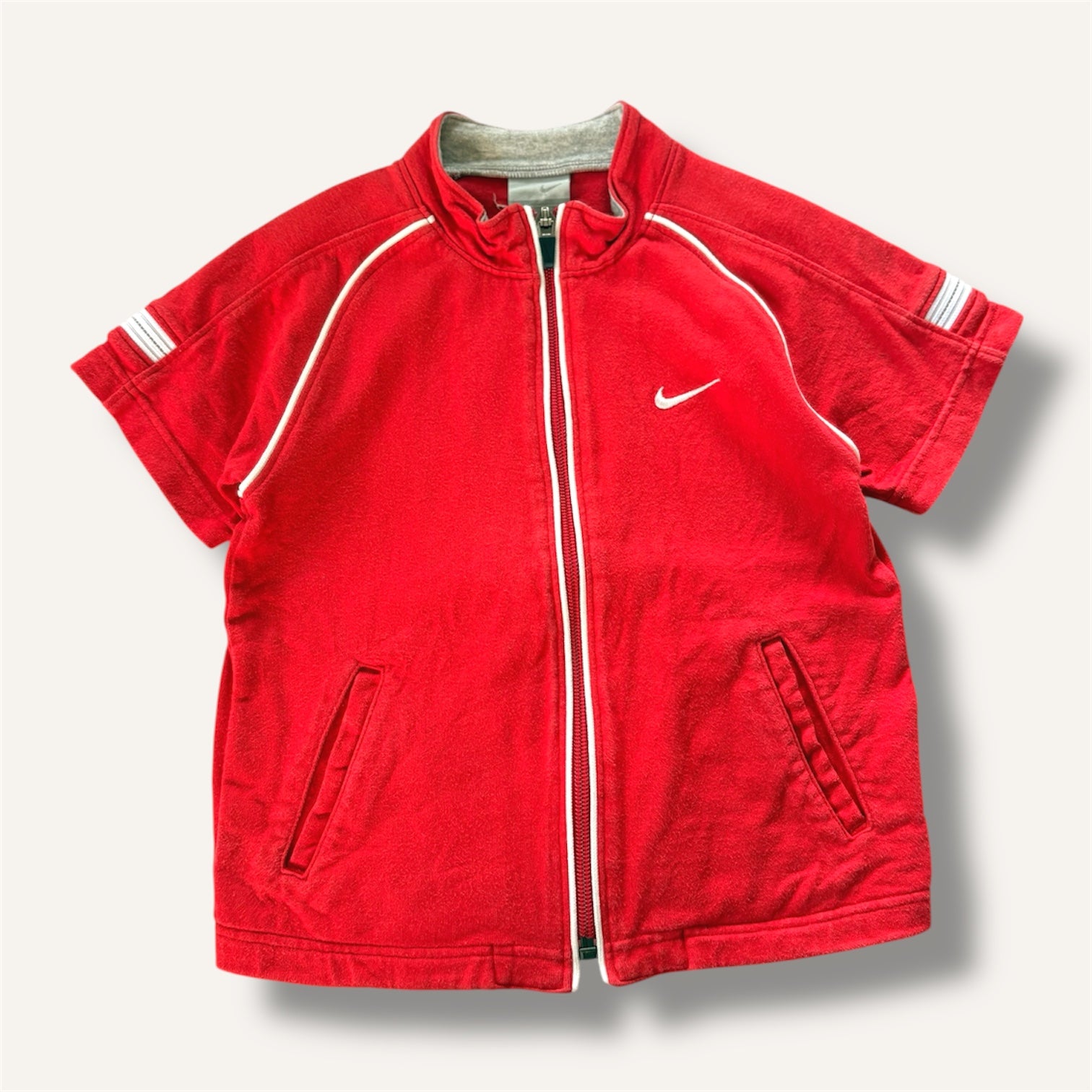 Y2K Red Nike Zippy Top (3-4T)