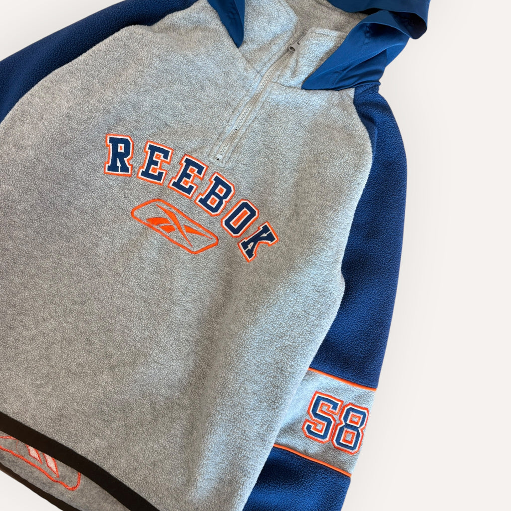 Vintage Reebok Navy and Grey Fleece (5/6)