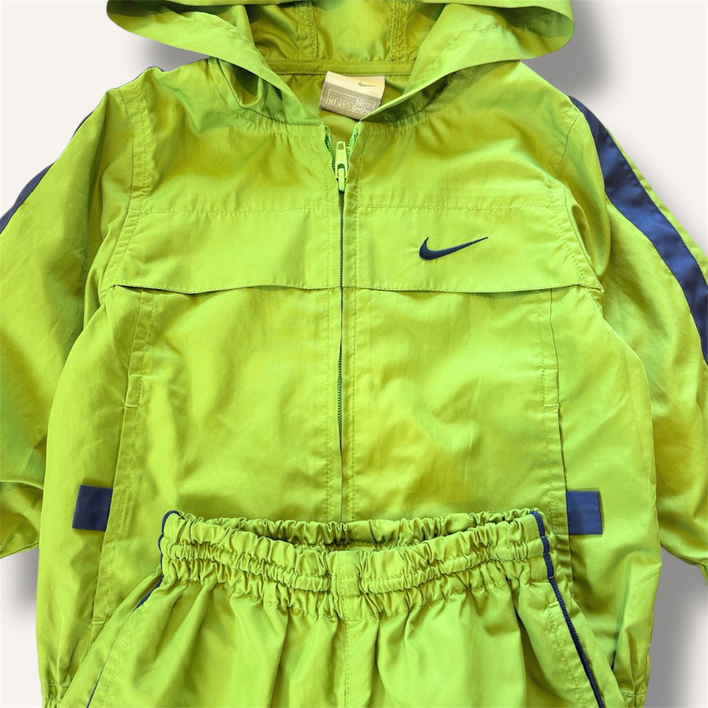 Y2K Green Nike Windbreaker Set (12/18M)