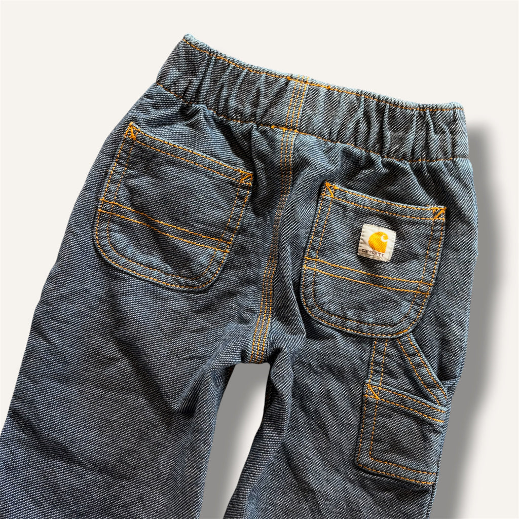 Carhartt Denim Look-a-like Cotton Pants (3/6M)