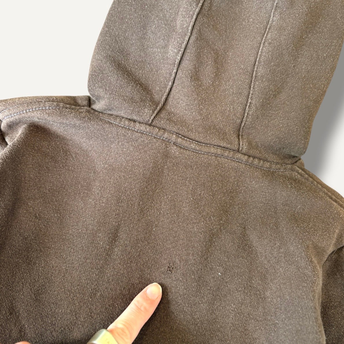 Carhartt Classic Brown Hoodie with Real Tree Logo (5)
