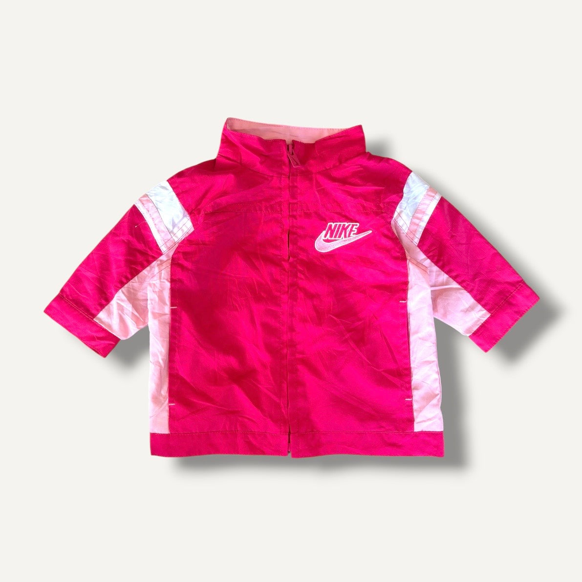 Nike Pink Windbreaker Jacket (0/6M)