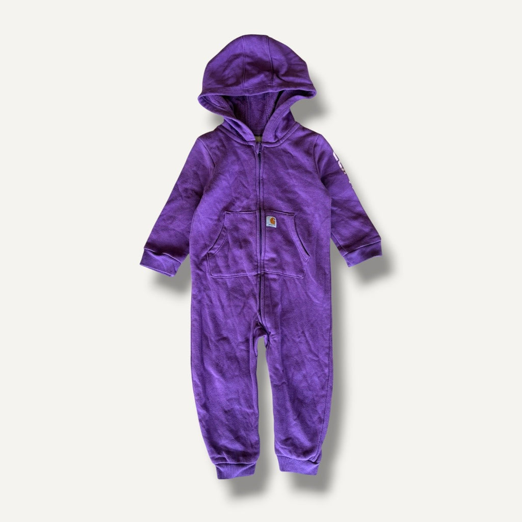 Carhartt Purple Classic Full Length Romper (18M)