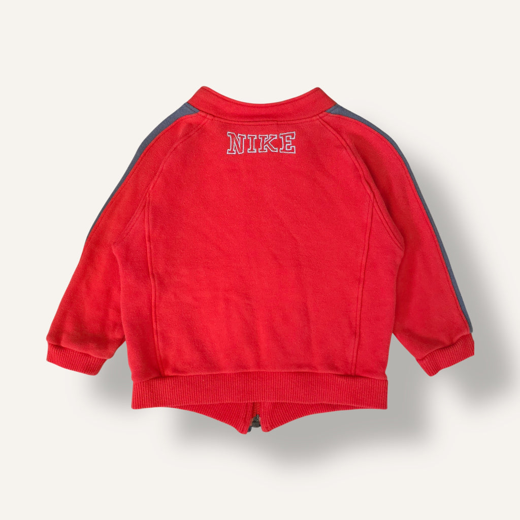 Y2K Nike Red and Grey Track Jacket (1-2T)