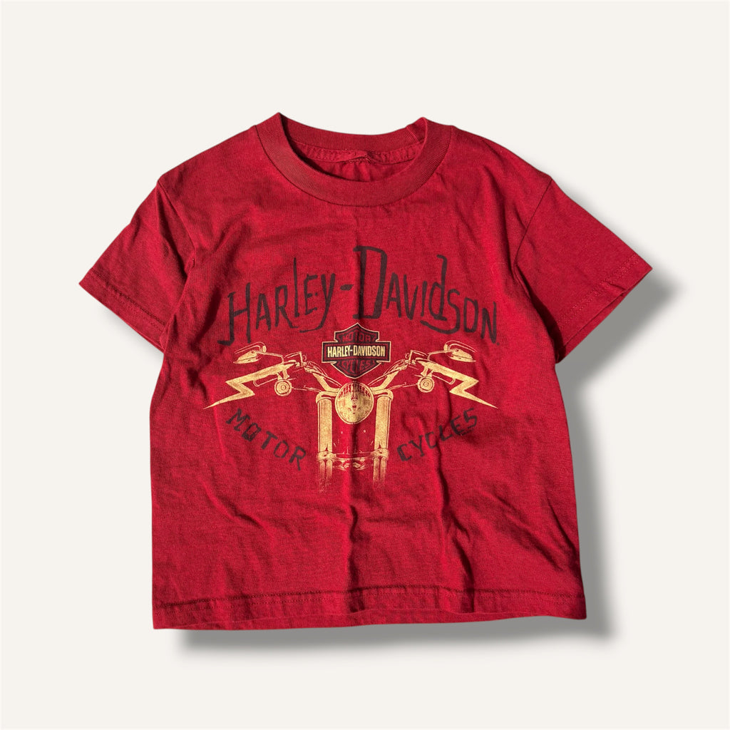 Harley Davidson Burgundy Graphic T-shirt San Diego (4/5)
