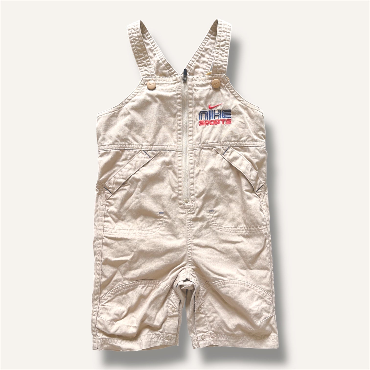 Y2K Sand Nike Shortalls (1-2T)