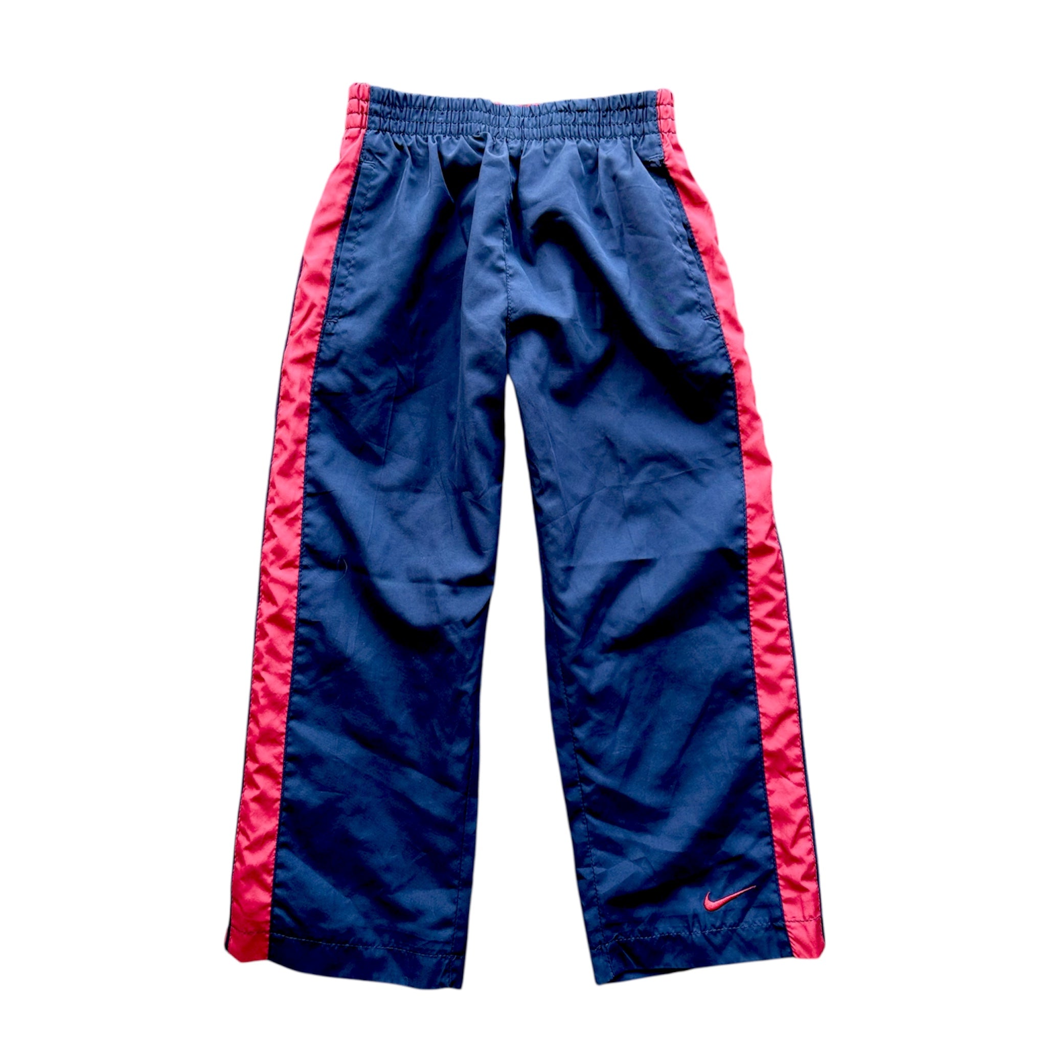Y2K Navy Nike Windbreaker Pants (4T)