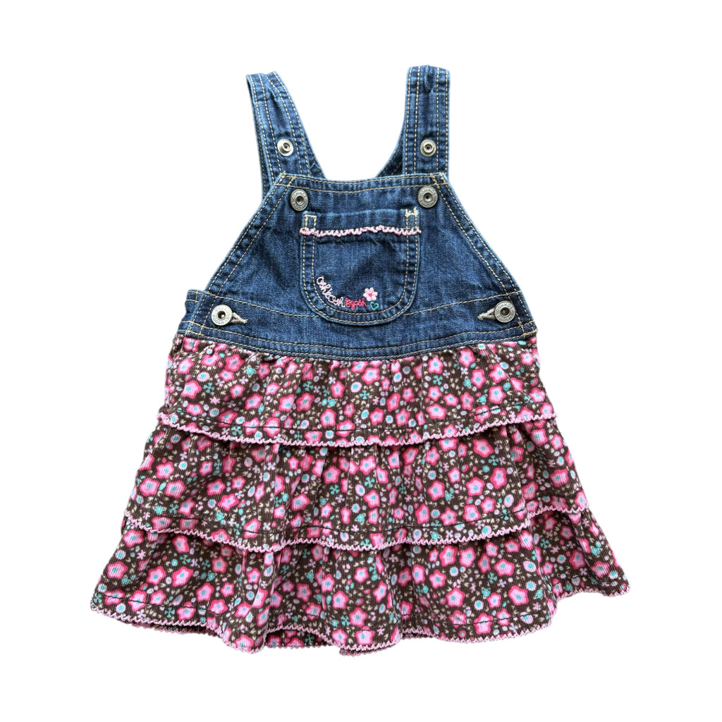 Floral & Denim Oshkosh Dress (6/12M)