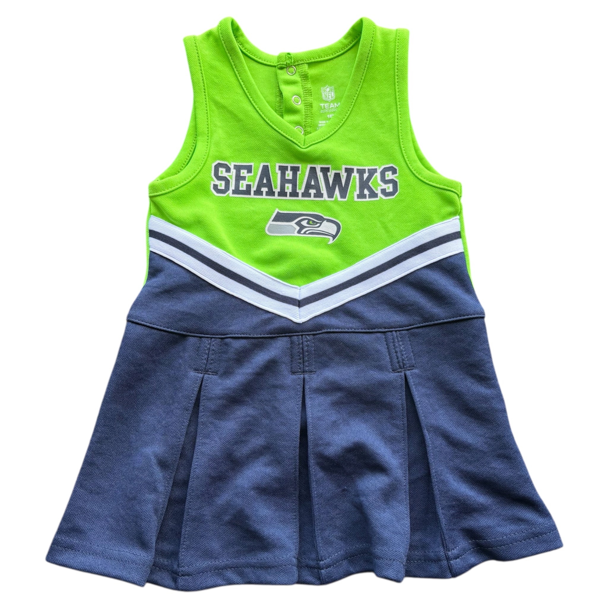Seahawks NFL Cheerleading Dress (12/18M)