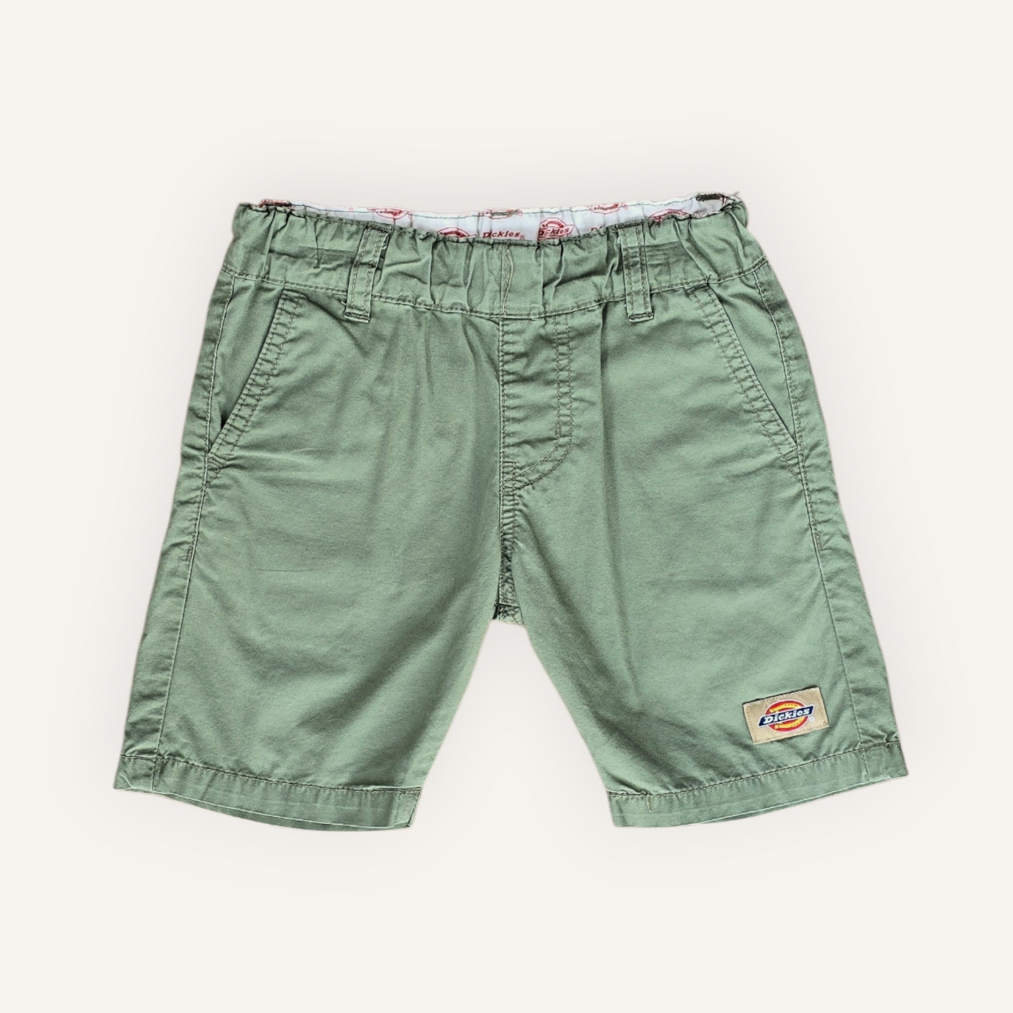 Dickies Classic Cotton Khaki Green Shorts (3T).