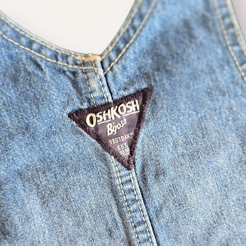 Oshkosh Denim Baby Shortalls (0/6M)