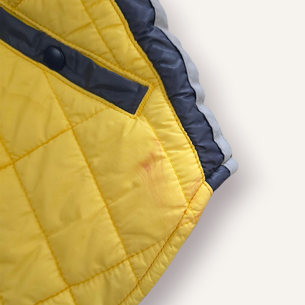 Y2K Nike Grey, Yellow and Navy Reversible Vest (3T)