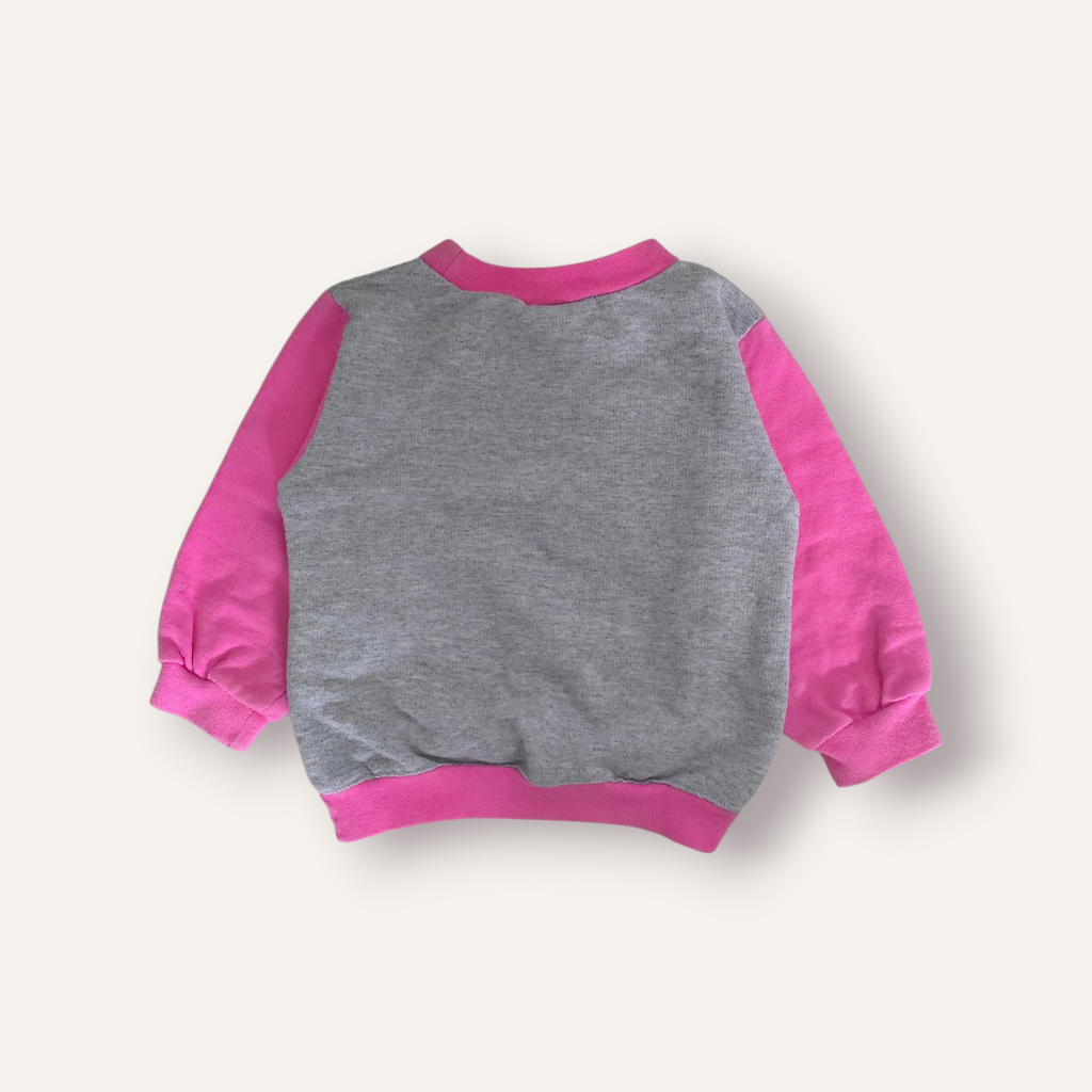 Vintage Reebok Grey & Pink Crewneck (18/24M)