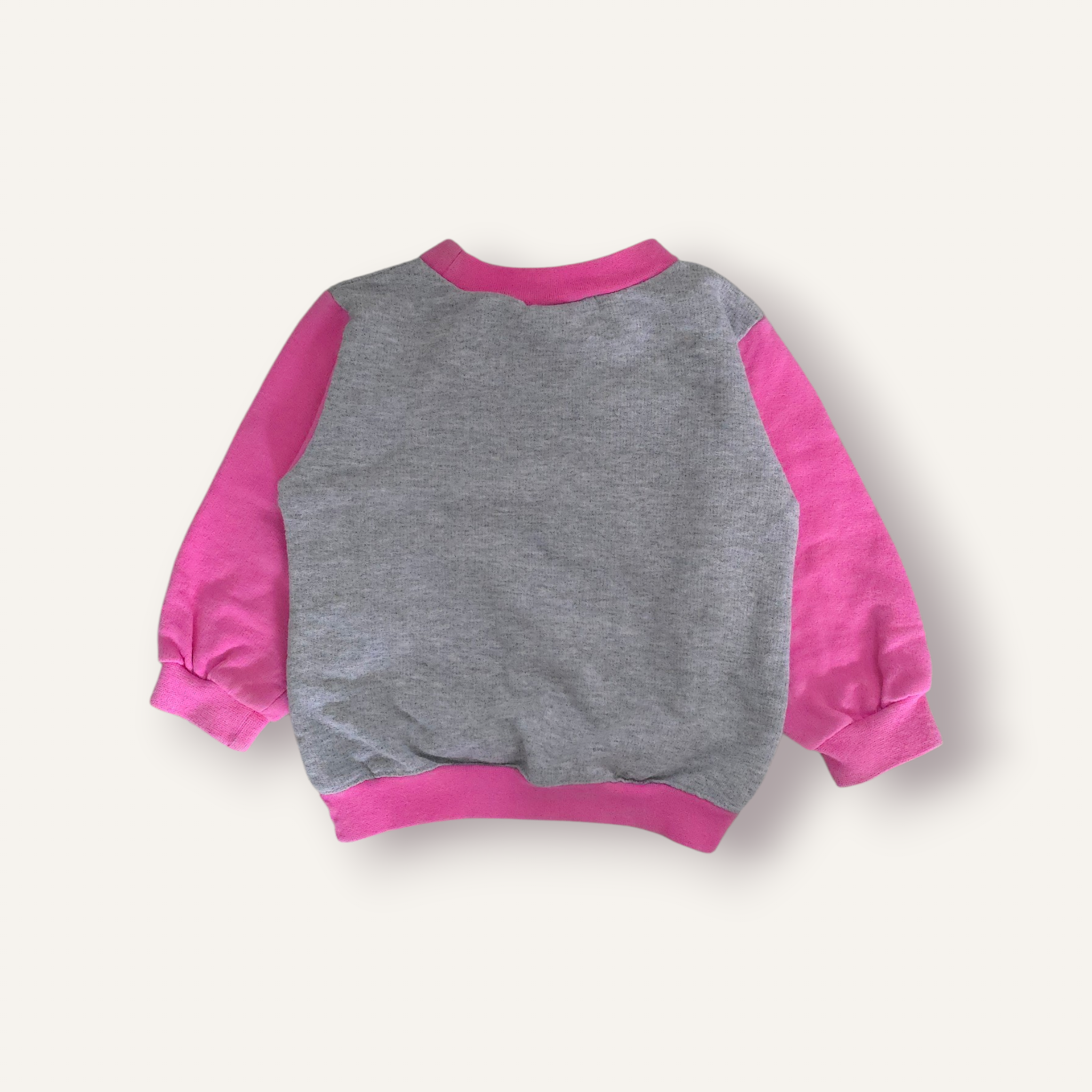 Vintage Reebok Grey & Pink Crewneck (18/24M)