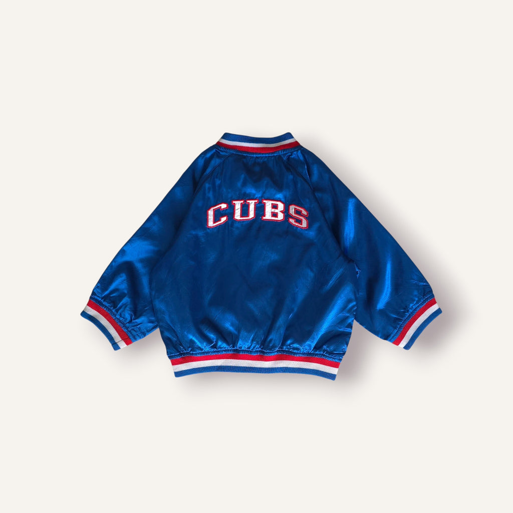 MLB Mighty-Mac Cubs Satin Bomber Jacket (3T)