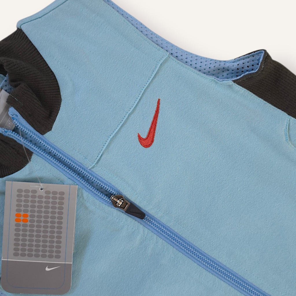 Y2K Blue and Brown Nike Vest (BNWT) (2T)