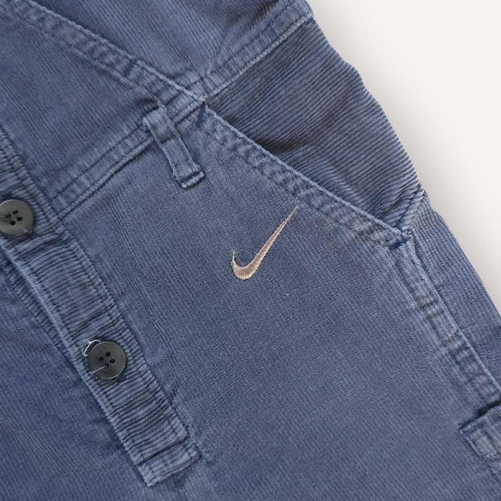 Y2K Navy Corduroy Nike Overalls (2T)