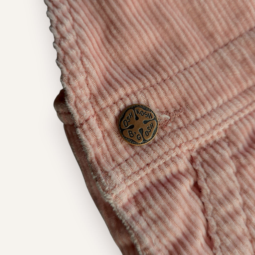 OshKosh Corduroy Pink Overalls (4T)