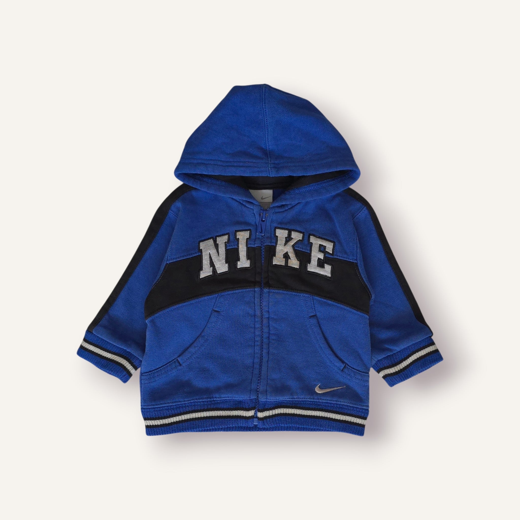 Y2K Nike Cobalt Blue Zip-up Hoodie (6/12M)