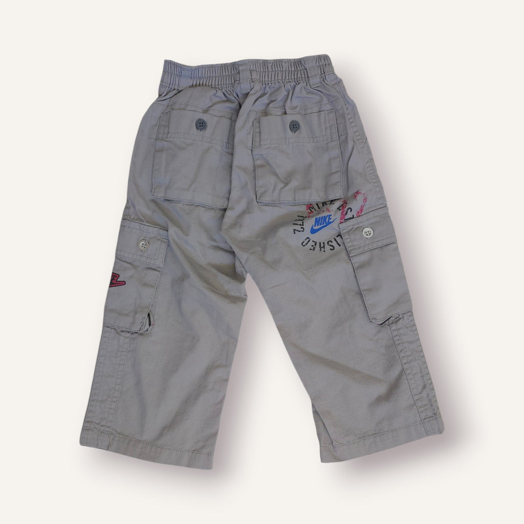 Y2K Nike Grey Cargo Pants (2T)