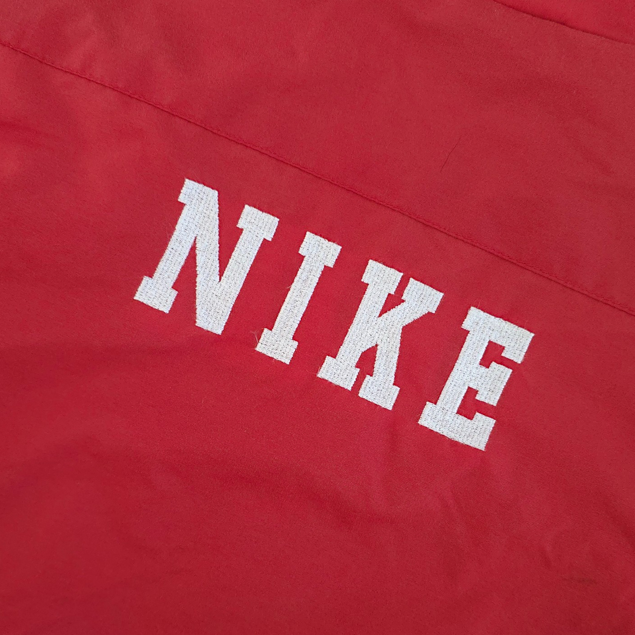90s Nike Red Lined Windbreaker Jacket (3T)