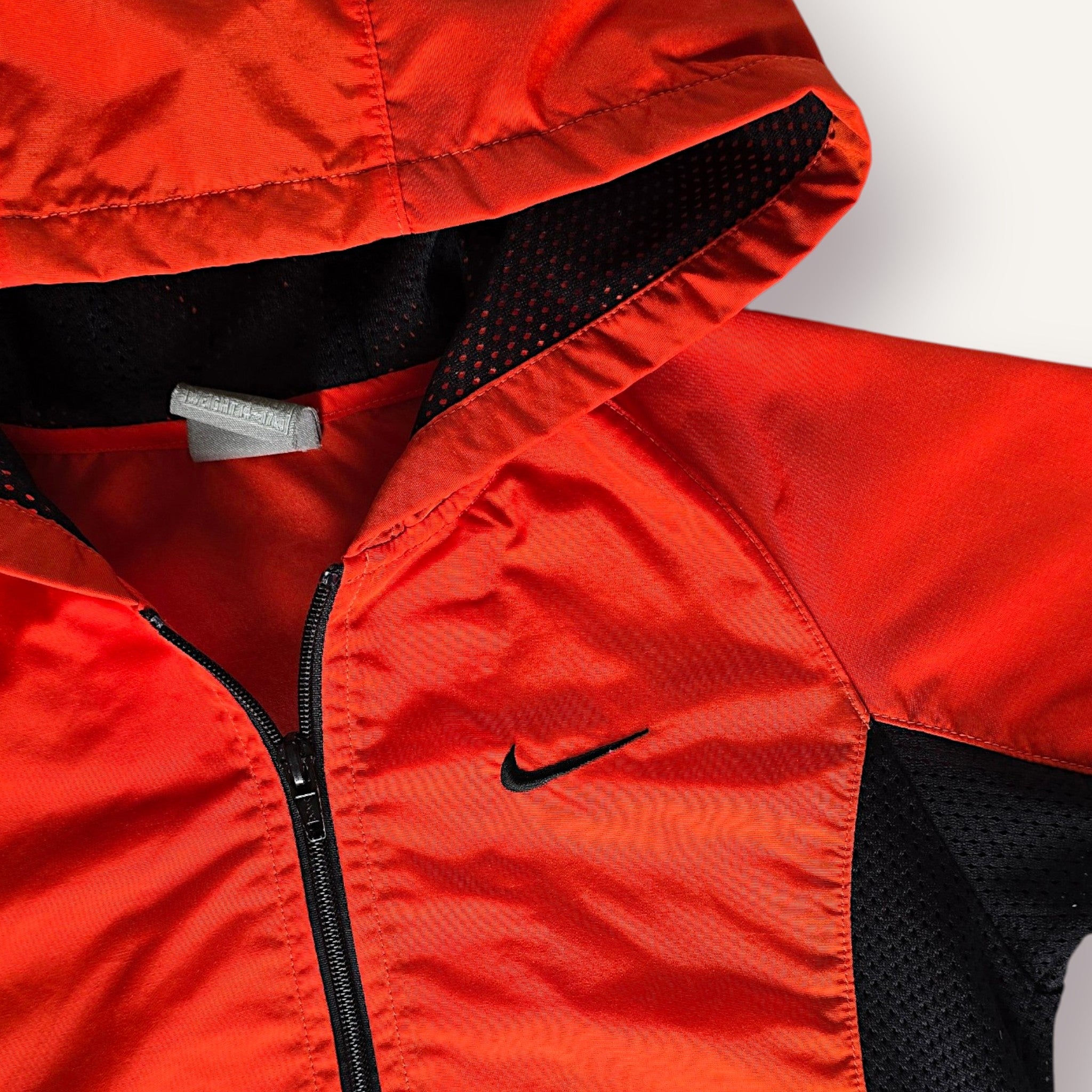 Y2K Bright Orange Short-Sleeved Nike Windbreaker (3T)