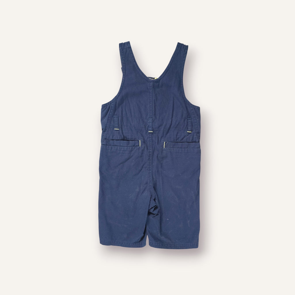 Y2K Navy and Yellow Nike Overalls (2T)
