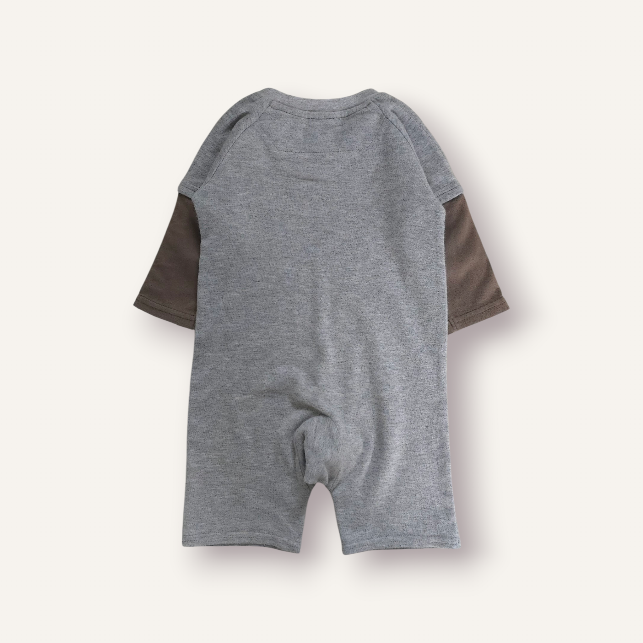 Y2K Grey, Brown & Orange Nike Romper (6/12M)