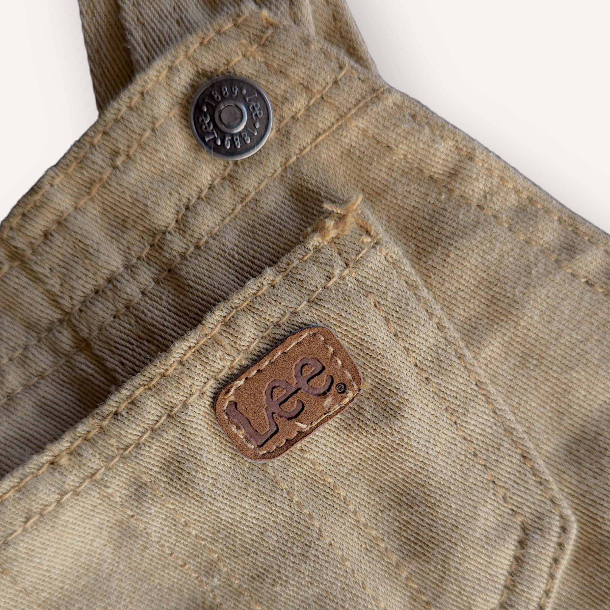 Lee Beige Overalls (12M)