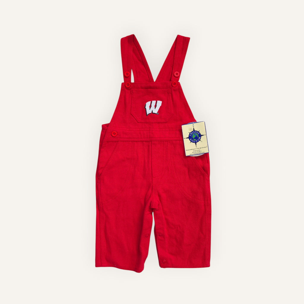 Wisconsin Badgers Overalls (BNWT) (6/12M)