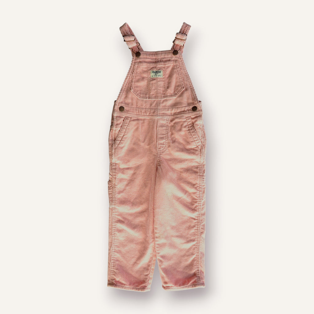 OshKosh Corduroy Pink Overalls (4T)