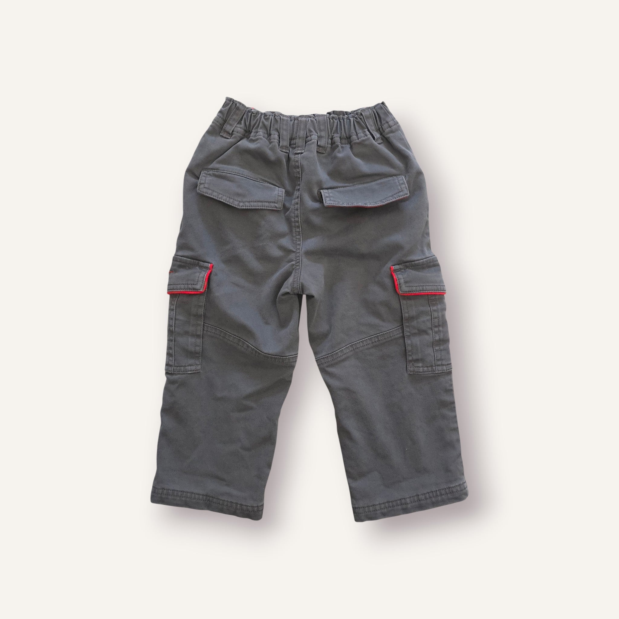 Y2K Nike Charcoal, Red Lined Pants (2T)