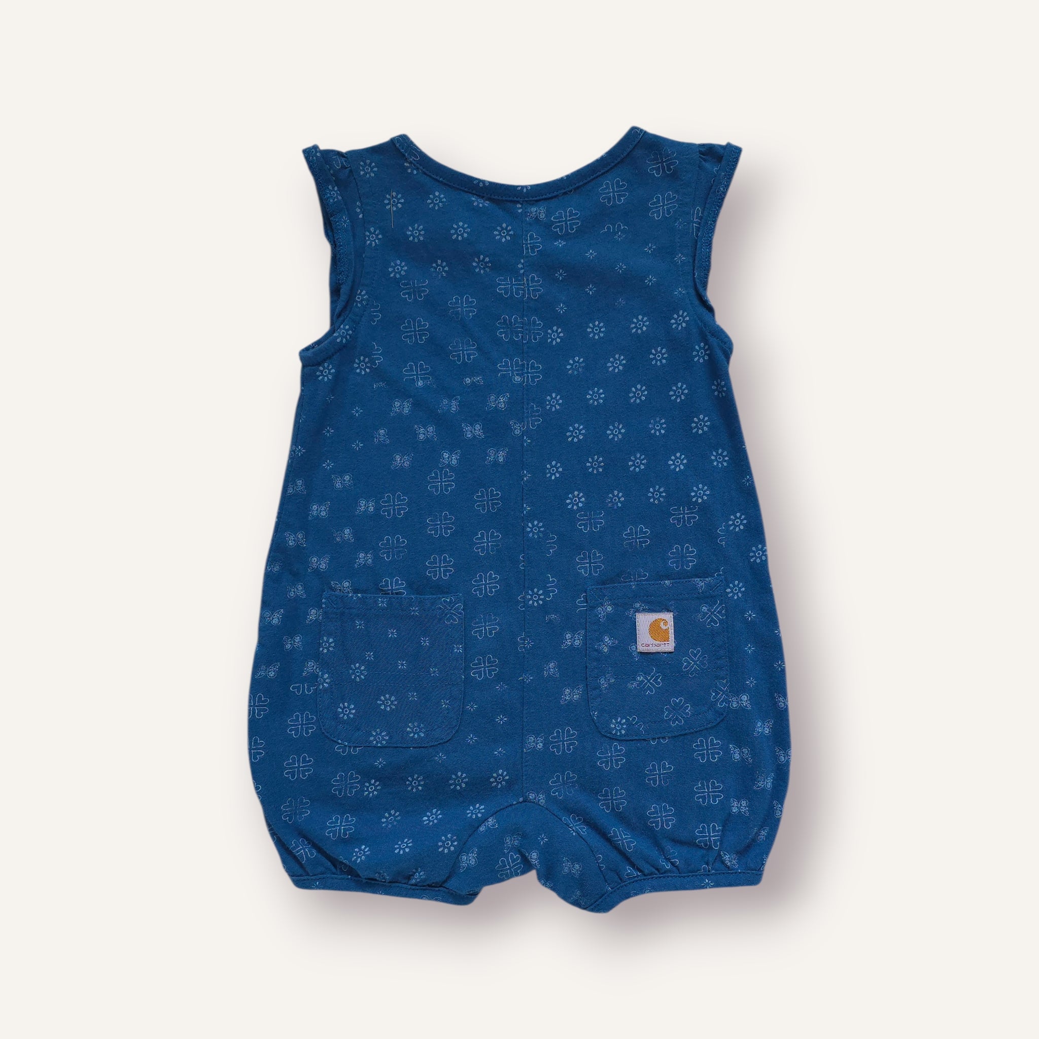 Carhartt Blue Bubble Romper (12M)