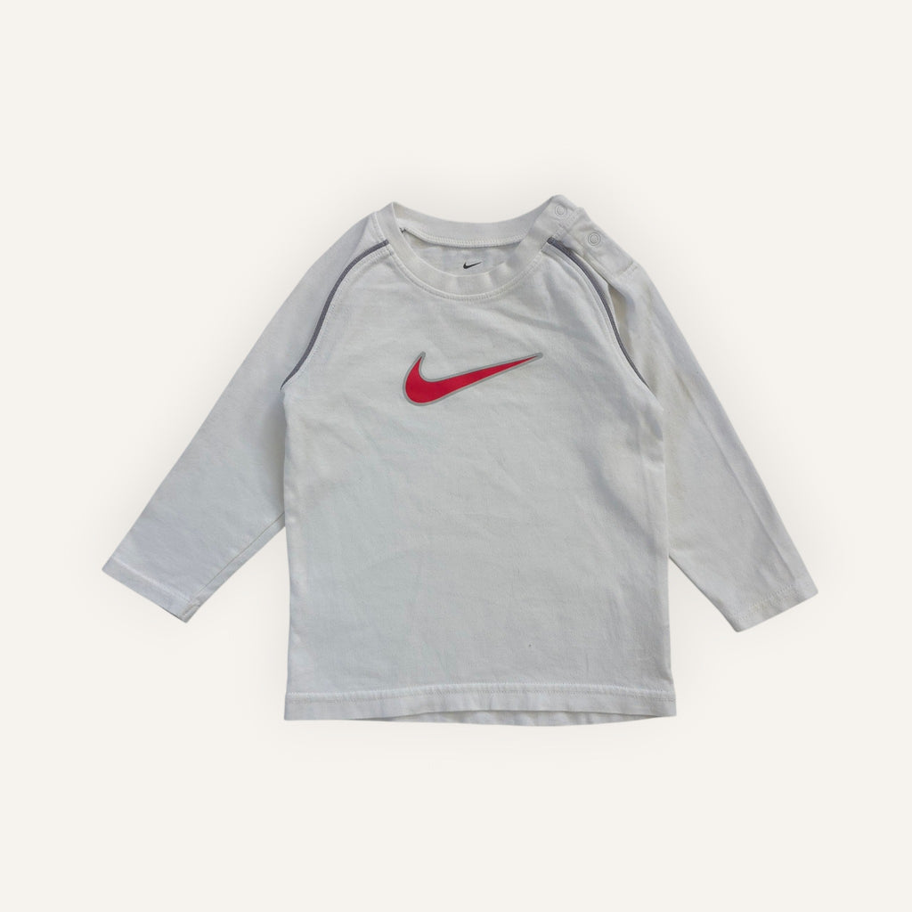 Nike Pink Tick Long Sleeve (9/18M)
