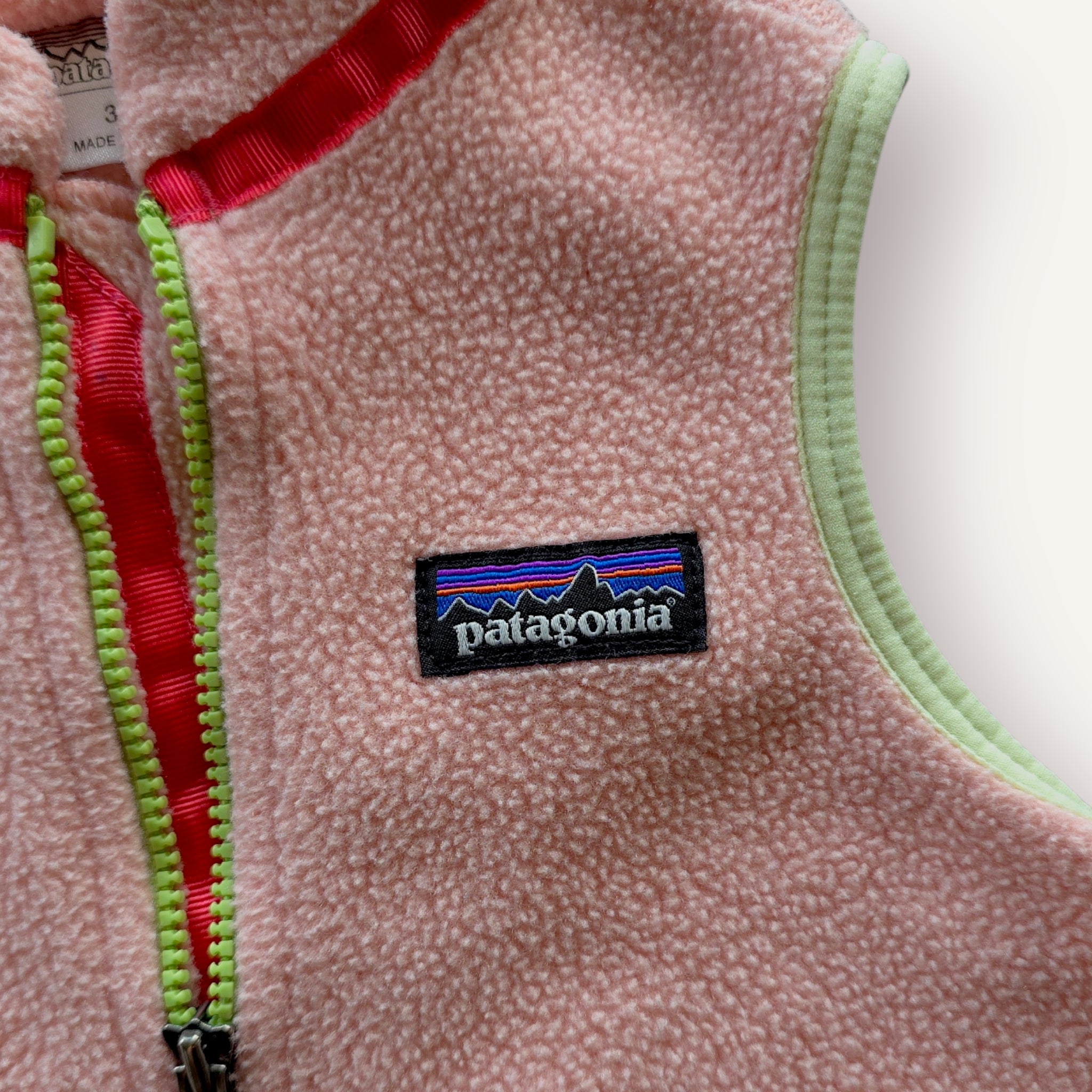 Patagonia Pink Fleece Vest (6/12M)