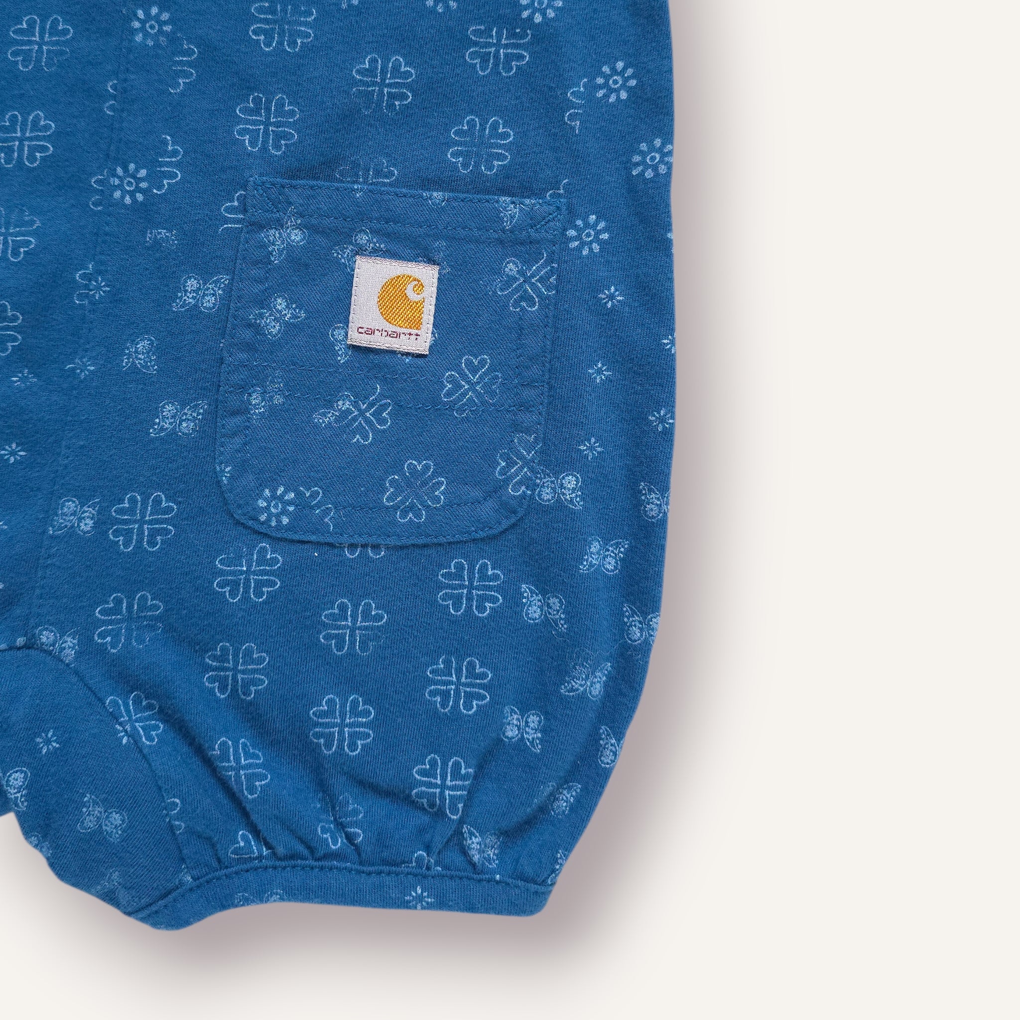 Carhartt Blue Bubble Romper (12M)