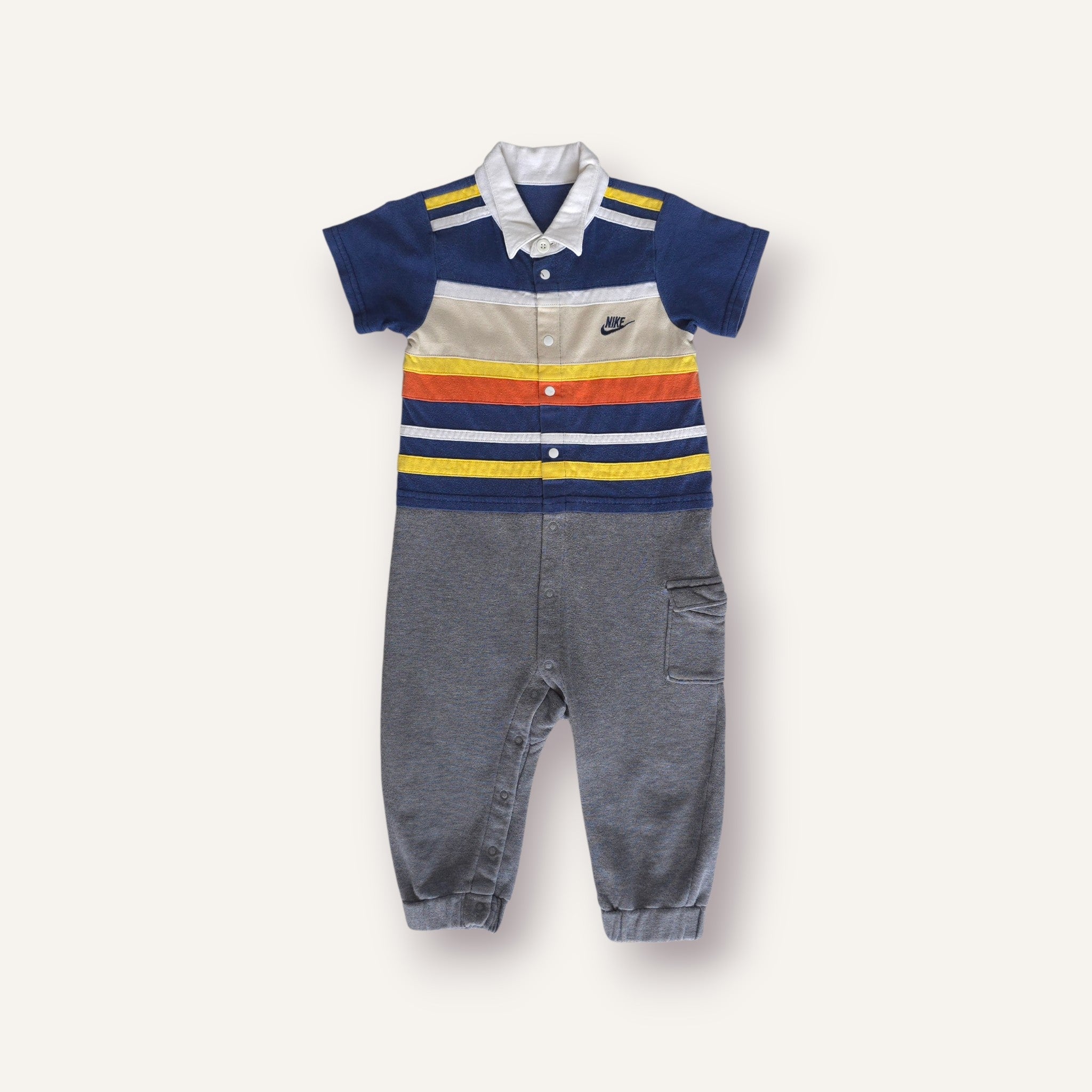 Y2K Nike Sunset Polo Romper (1-2T)