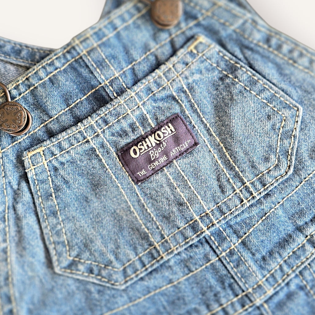 Oshkosh Denim Baby Shortalls (0/6M)