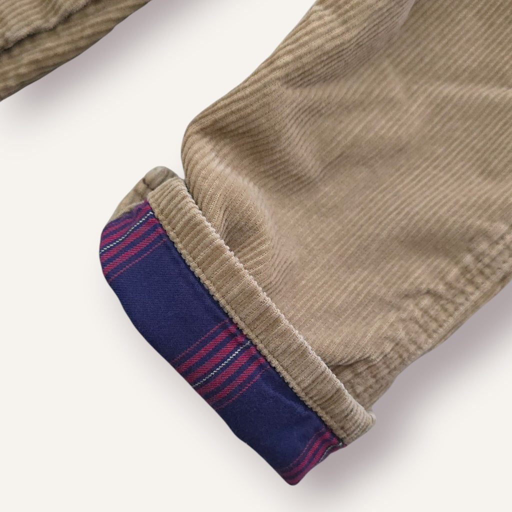 OshKosh Tan Corduroy Overalls (3/9M)