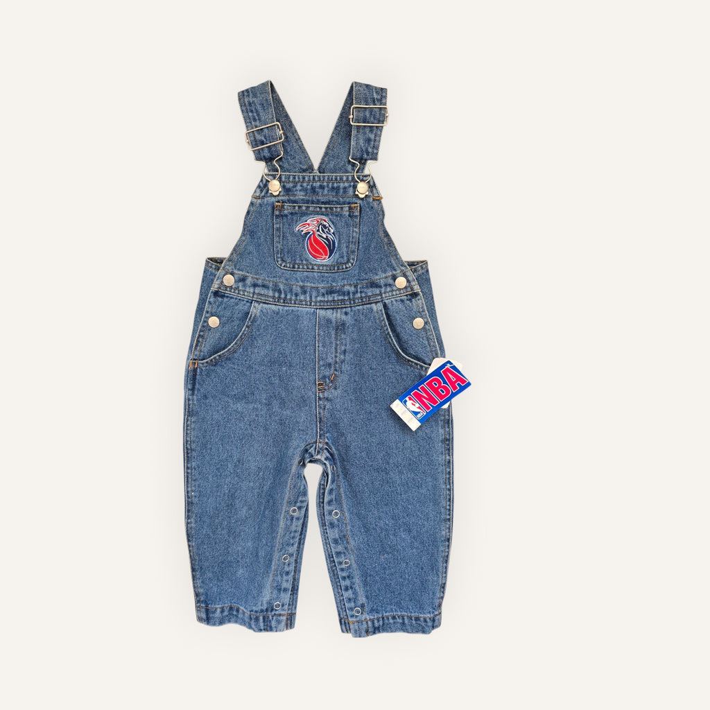 NBA Pistons Reebok Overalls (BNWT) (18/24M)