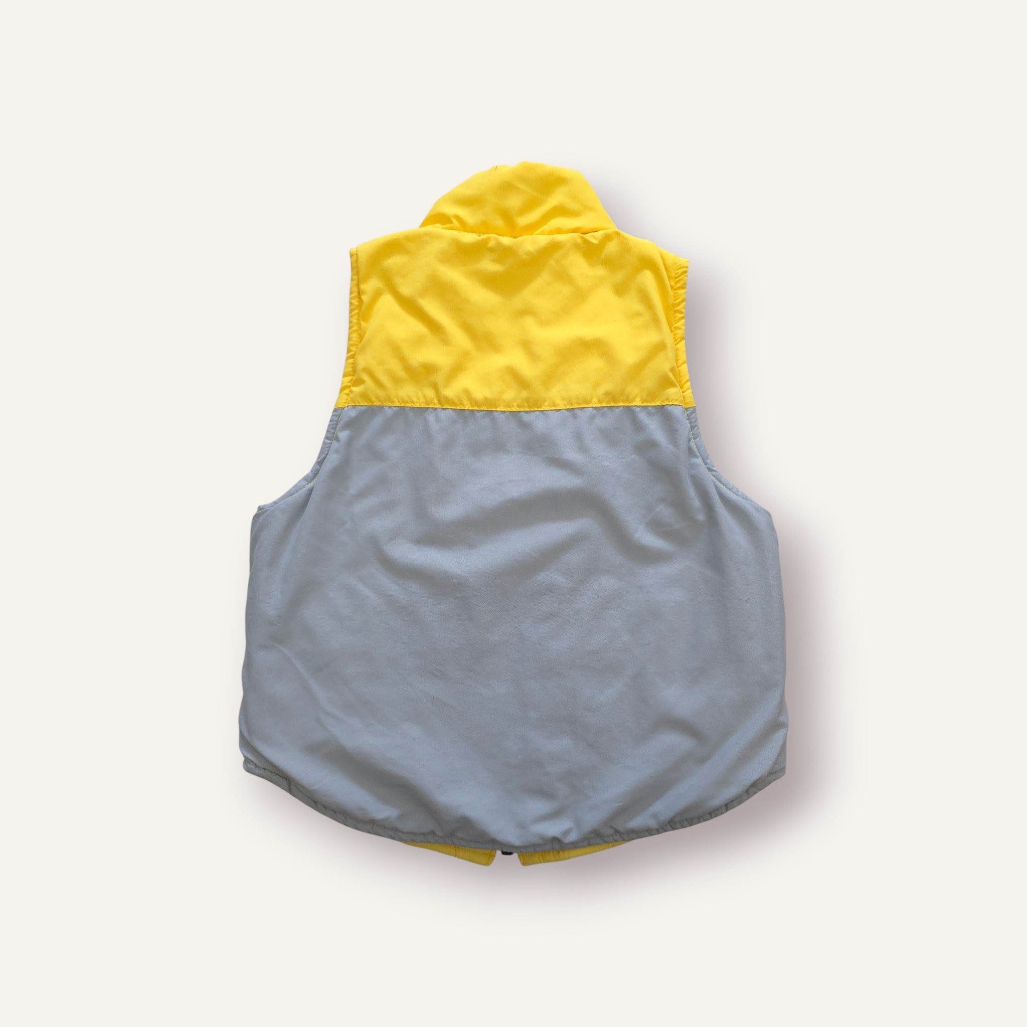 Y2K Nike Grey, Yellow and Navy Reversible Vest (3T)